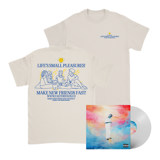 Life's Small Pleasures Tee + Everything and Nothing Vinyl (Glow In The Dark) Bundle